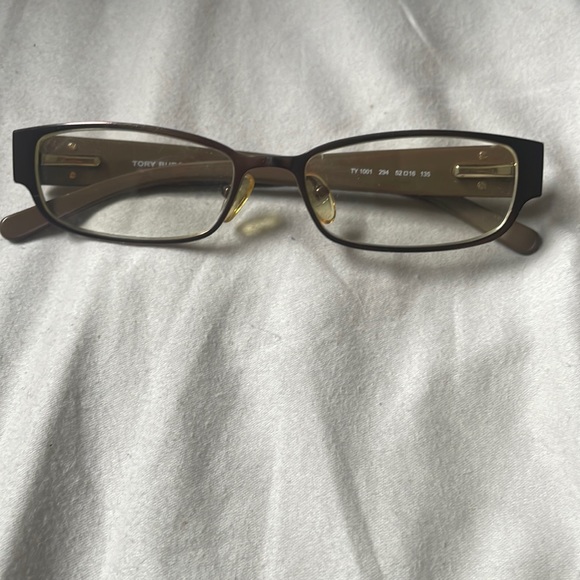 Tory Burch Eyeglasses Frame TY 1001 294 52–16-135 Gold Brown Full Rim - Picture 5 of 8